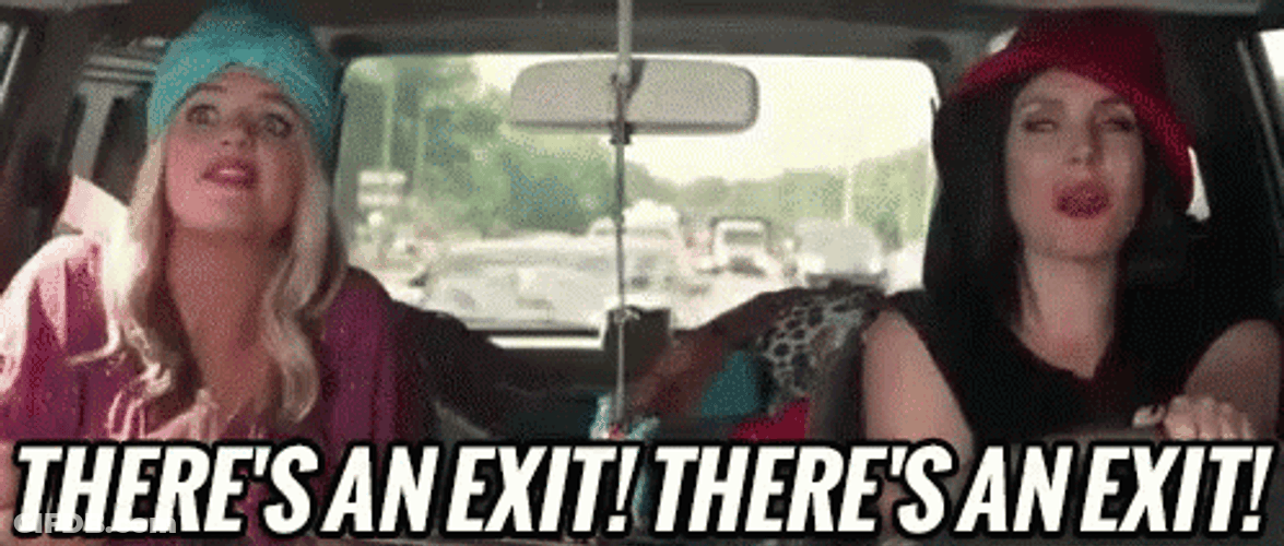 Thelma And Louise Theres An Exit GIF
