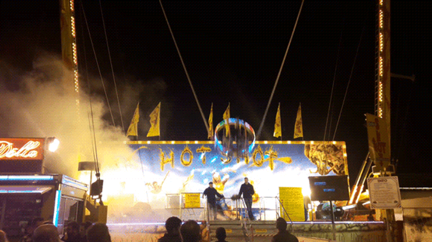 Theme Park Space Shot GIF