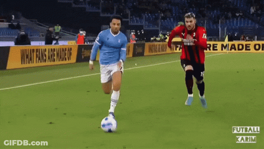 Theo Hernandez Injure His Opponent GIF