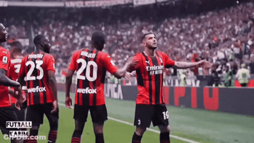 Theo Hernandez Open Arms GIF
