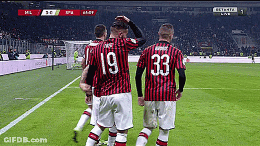 Theo Hernandez Turn Around And Salute GIF
