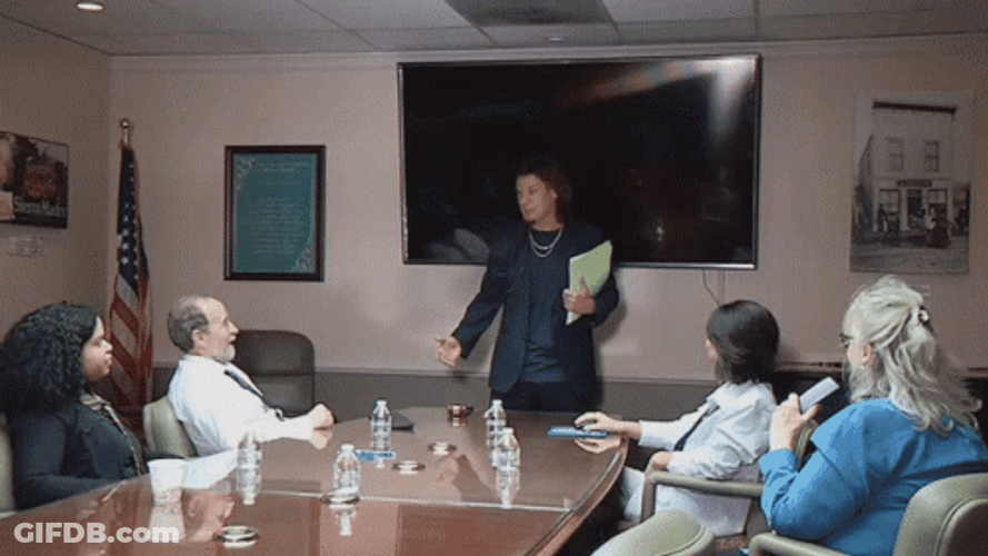 Theo Von Doing Group Cheer With Staff GIF