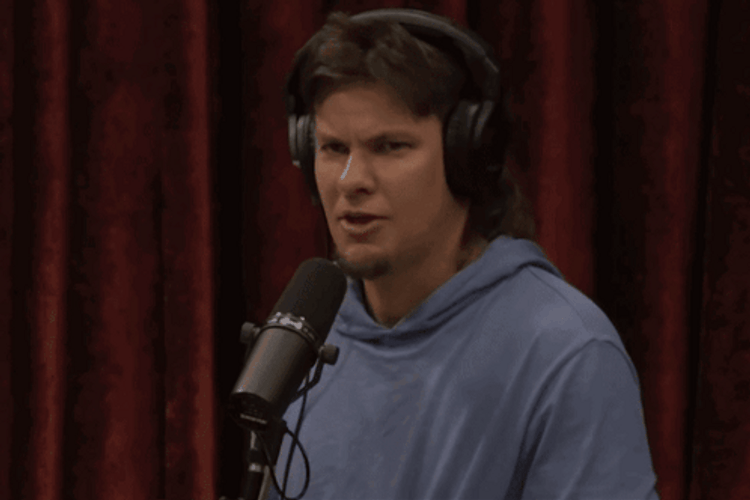 Theo Von Looking Around GIF