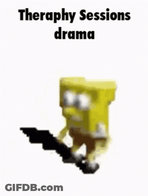 Therapy Dancing Spongebob Drama Session GIF