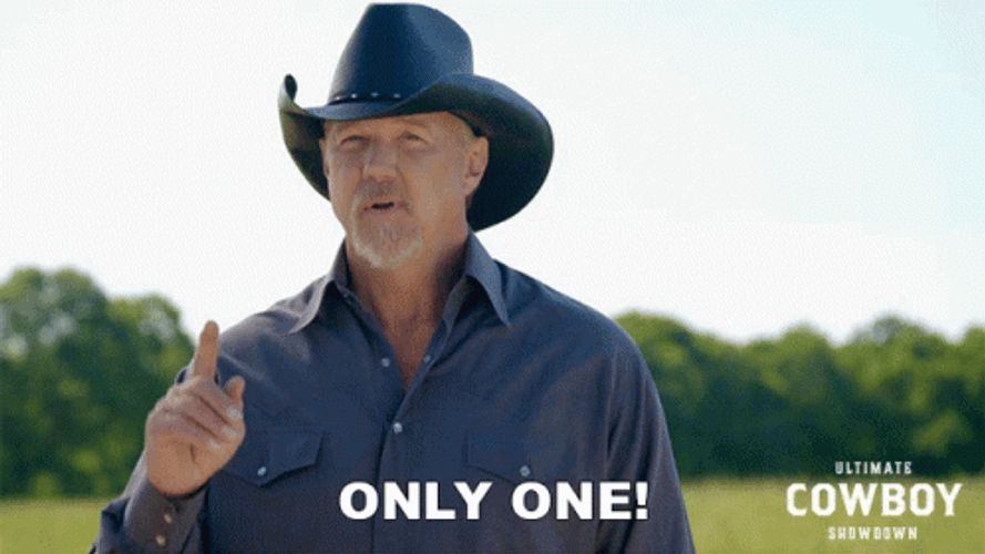 There Can Be Only One Trace Adkins GIF
