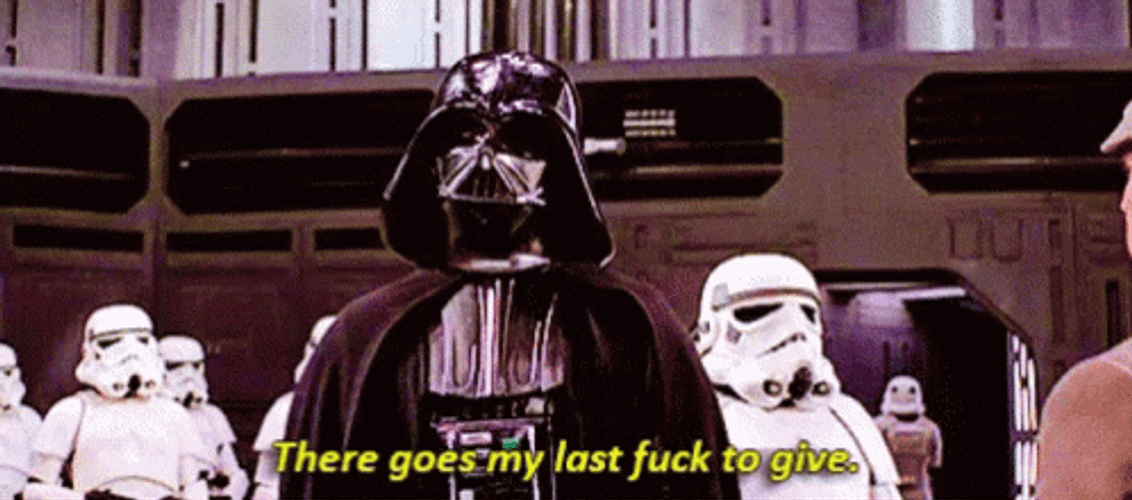 There Goes My Hero Darth Vader GIF