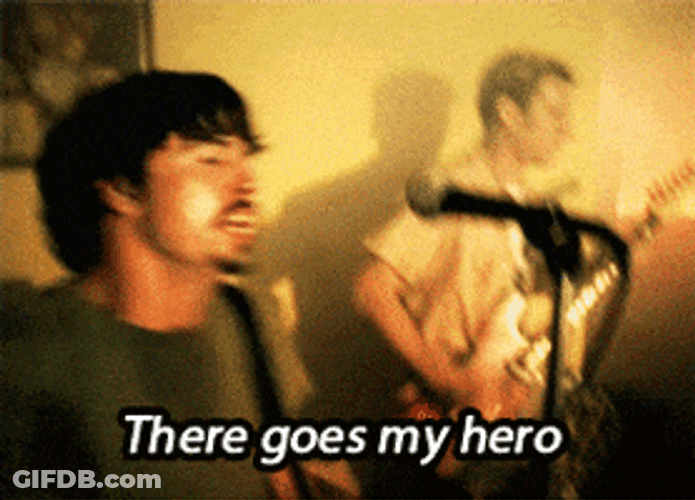 There Goes My Hero Foo Fighters GIF