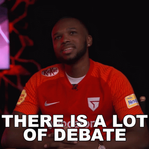 There Is  A Lot Of Debate Giant Gaming GIF
