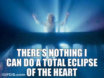 There's Nothing I Can Do Total Eclipse Poster GIF