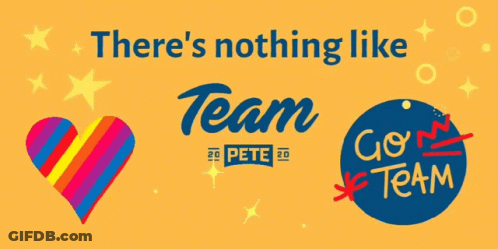 There's Nothing Like Team Yellow Background GIF