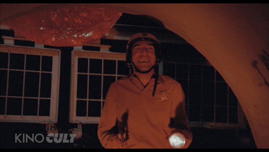 There's Something Behind You The Blob GIF