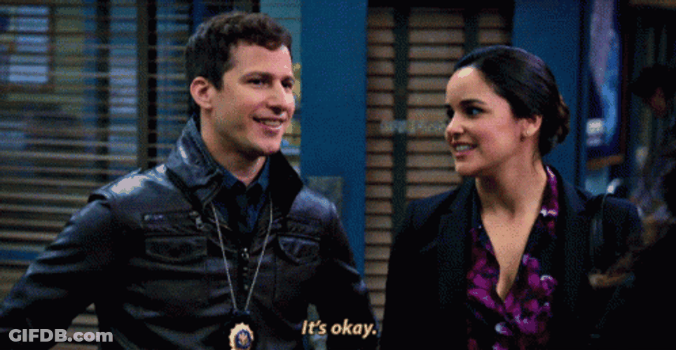There There Brooklyn Nine Nine Jake Peralta GIF