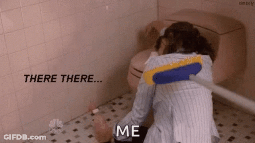 There There Broom Throwing Up GIF