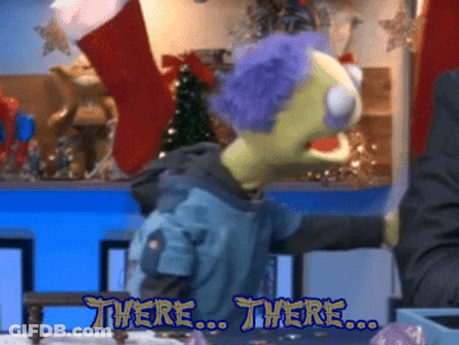 There There Consoling Puppet Loop GIF