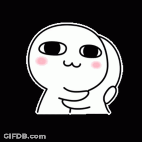 There There Cute Cartoon Back Pats GIF