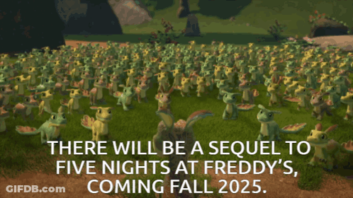 There Will Be A Sequel To Five Nights At Freddy 'S Coming In Fall 2025 GIF