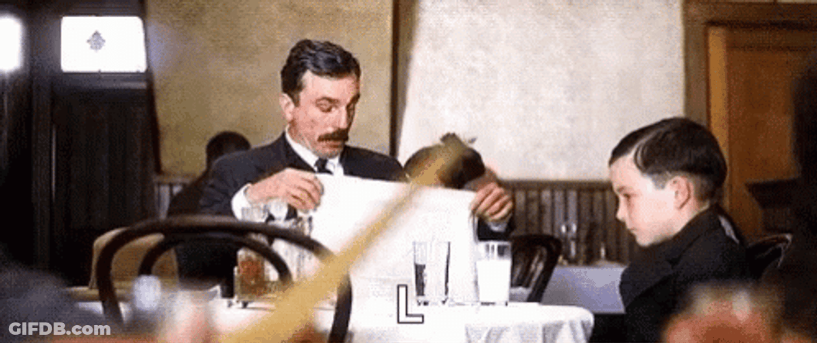 There Will Be Blood Daniel Table Napkin GIF