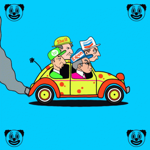 These Clowns On A Car GIF