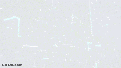 Theta Entertainment Logo On Blue Background GIF