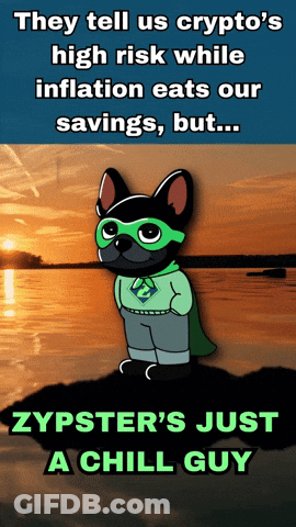 They Tell Us Crypto 'S High Risk While Inflation Eats Our Savings But GIF
