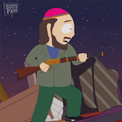Theyre Here Gerald Broflovski South Park GIF