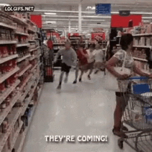 Theyre Here Mischievous Prankster Kids GIF