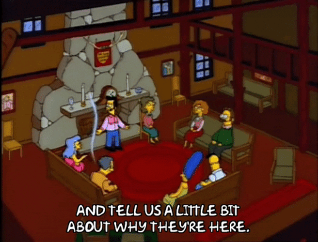 Theyre Here The Simpsons Family Gathering GIF