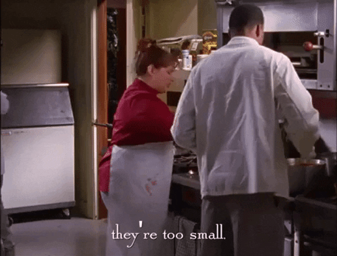 Theyre Too Small Gilmore Girls Sookie St James GIF