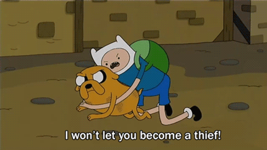 Thief Jake Dog Adventure Time GIF