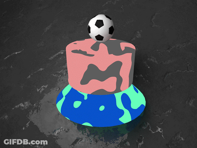 Things That Bounce On Cake Design GIF