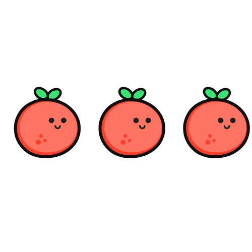 Things That Bounce Parade Of Oranges GIF