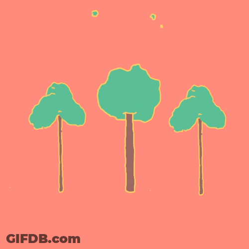Things That Bounce Spring Trunk Trees GIF