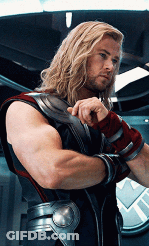 Think About It Chris Hemsworth GIF