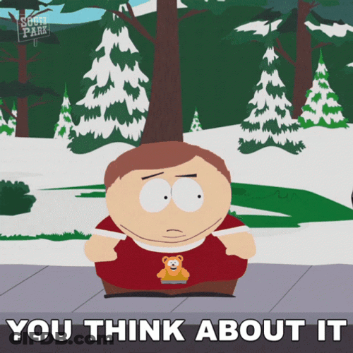 Think About It Eric Cartman GIF
