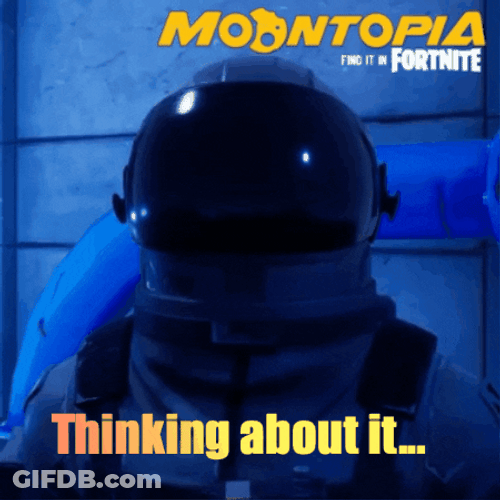 Think About It Fortnite Meme GIF