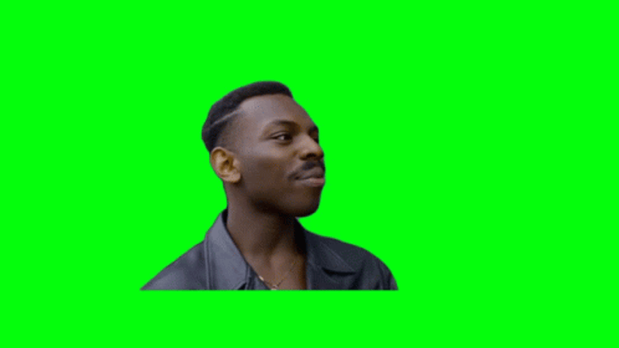 Think About It Green Screen GIF