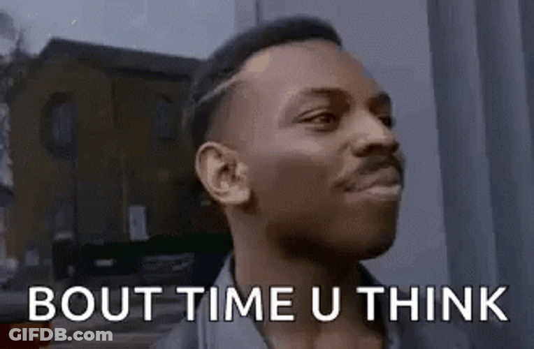 Think About It Meme Bout Time GIF