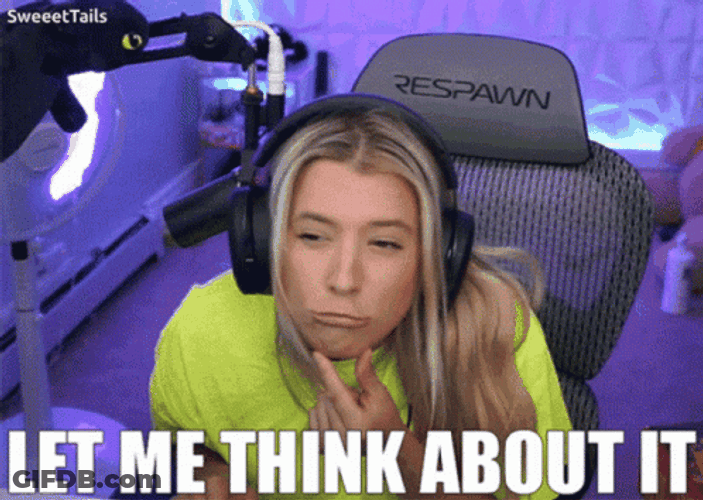 Think About It Sweet Tails GIF