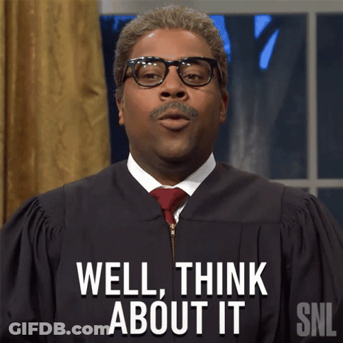 Think About It Thurgood Marshall GIF