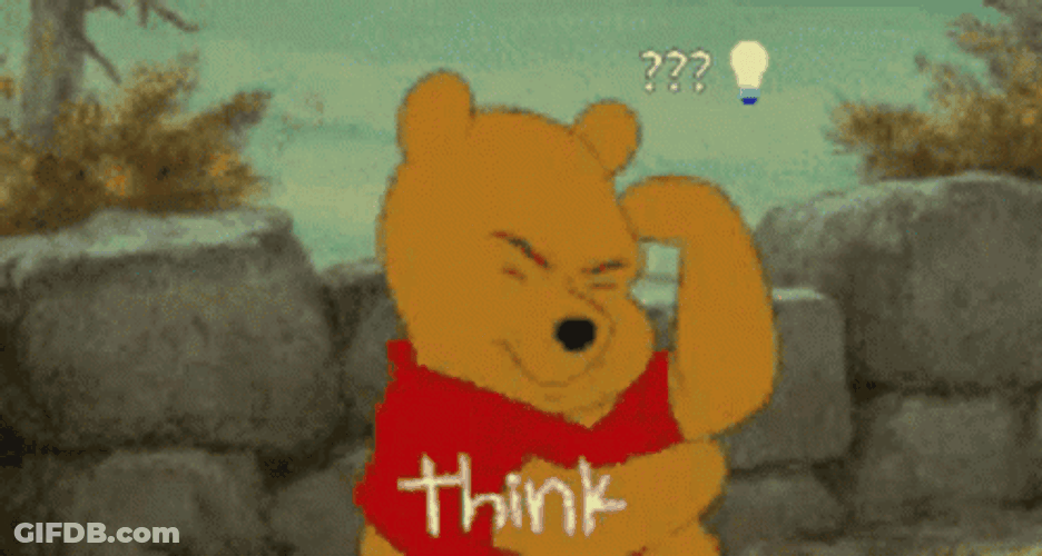 Think About It Winnie The Pooh GIF