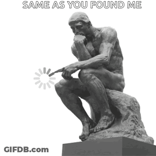 Thinker Art GIF