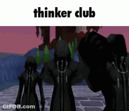 Thinker Club Video Game Screenshot GIF
