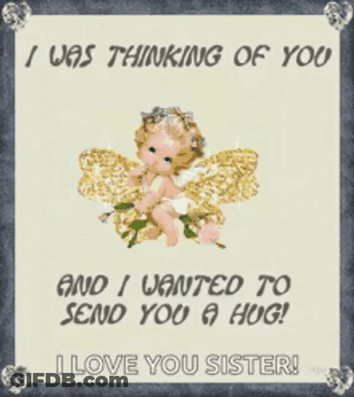 Thinking About You Message Baby Fairy GIF