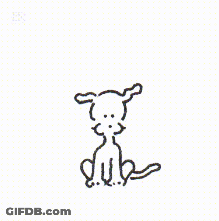 Thinking About You With Chippy The Dog GIF