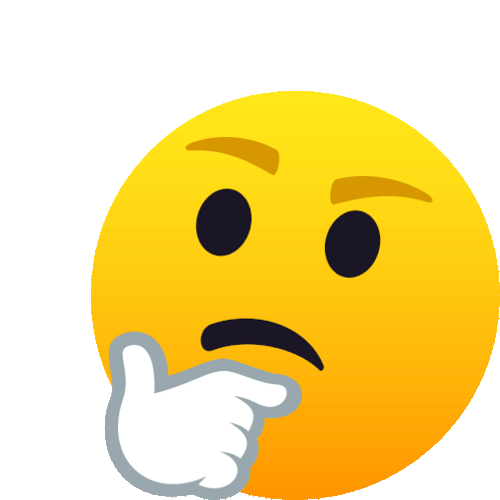 Thinking Emoji Face GIF