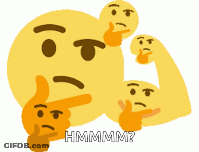 Thinking Emoji Flexing Muscles GIF