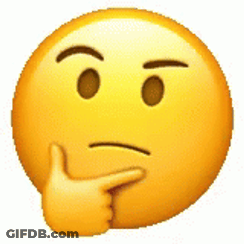 Thinking Emoji & Speculating GIF