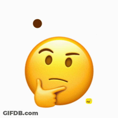 Thinking Emoji With Bright Idea GIF
