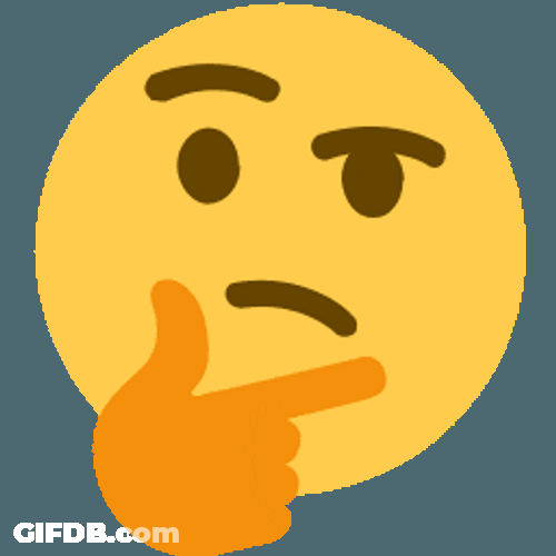 Thinking Nerd Emoji Meme GIF