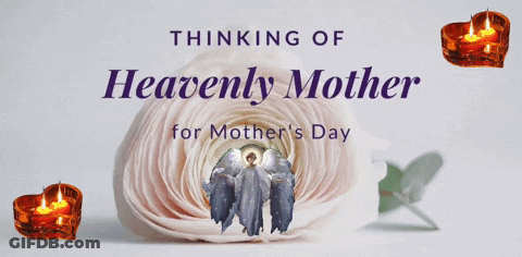 Thinking Of Heavenly Mother Mothers Day Card GIF